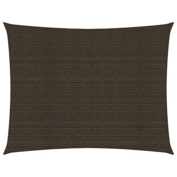 vidaXL Pânză parasolar, maro, 2,5x4,5 m, HDPE, 160 g/m² vidaXL Pânză parasolar, maro, 2,5x4,5 m, HDPE, 160 g/m²