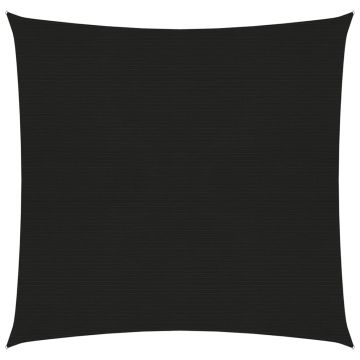 vidaXL Pânză parasolar, negru, 2,5 x 3 m, HDPE, 160 g/m²