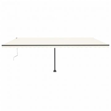 vidaXL Copertină autonomă retractabilă automat, crem, 600x300 cm vidaXL Copertină autonomă retractabilă automat, crem, 600x300 cm