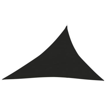 vidaXL Pânză parasolar, negru, 4x5x6,8 m, HDPE, 160 g/m²
