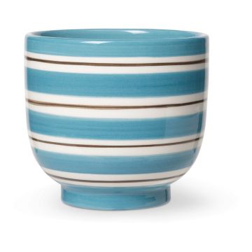 Vas ceramic Kähler Design, ø 12 cm, albastru-alb