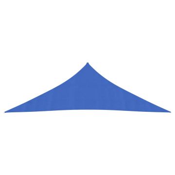 vidaXL Pânză parasolar, albastru, 3x3x4,2 m, HDPE, 160 g/m²