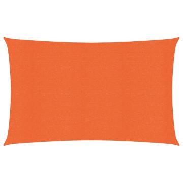 vidaXL Pânză parasolar, portocaliu, 2x4,5 m, HDPE, 160 g/m²