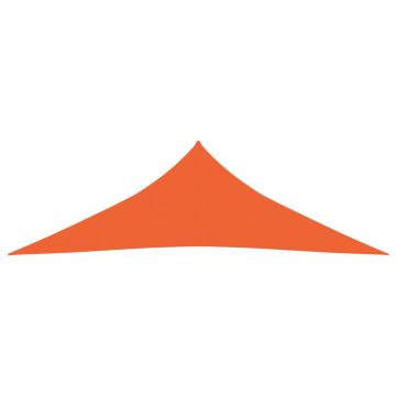 vidaXL Pânză parasolar, portocaliu, 3x3x3 m, HDPE, 160 g/m²