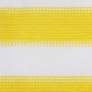 vidaXL Paravan de balcon, galben și alb, 75x300 cm, HDPE