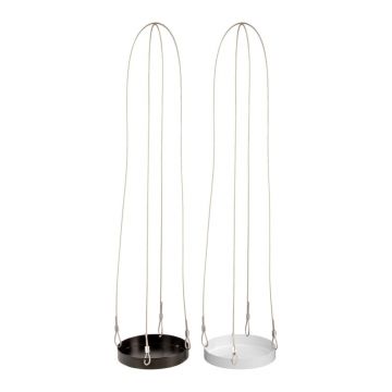 Set 2 suporturi suspendate pentru ghiveci Esschert Design Scandi, ø 14 cm