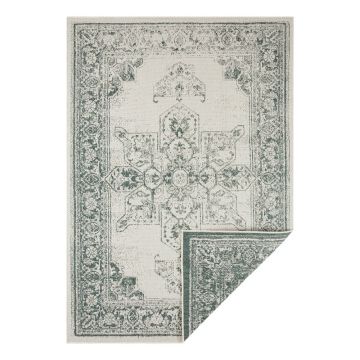 Covor adecvat pentru exterior NORTHRUGS Borbon, 160 x 230 cm, verde-crem