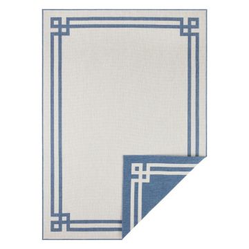 Covor adecvat pentru exterior NORTHRUGS Manito, 160 x 230 cm, albastru-crem