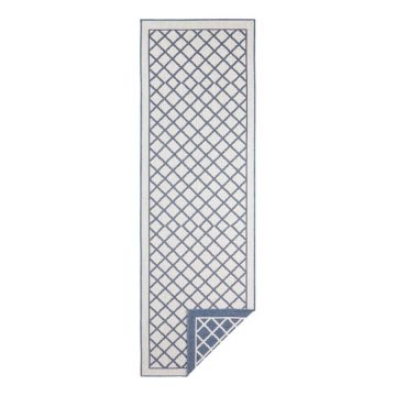 Covor adecvat pentru exterior NORTHRUGS Supreme, 250 x 80 cm, albastru-crem