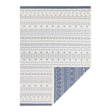 Covor adecvat pentru exterior NORTHRUGS Twin Daro, 170 x 120 cm, albastru-crem