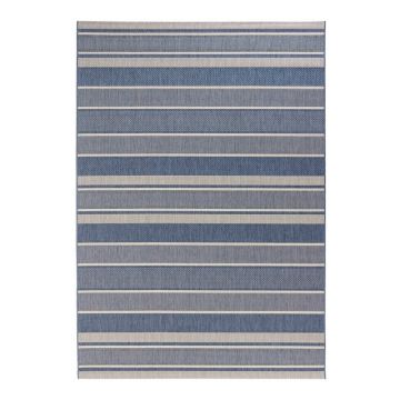 Covor de exterior NORTHRUGS Strap, 80 x 150 cm, albastru