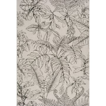 Covor de exterior Universal Tokio Leaf, 160 x 230 cm, crem