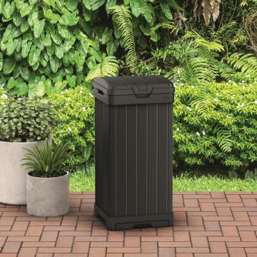 Cos pentru gunoi negru Keter Baltimore 125 L