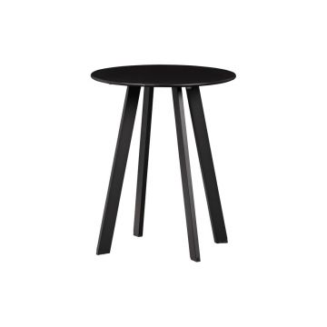 Măsuță auxiliară de grădină WOOOD Fer, ø 40 cm, negru Măsuță auxiliară de grădină WOOOD Fer, ø 40 cm, negru