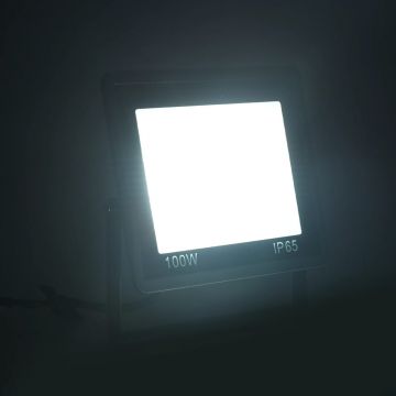 vidaXL Proiector cu LED, alb rece, 100 W vidaXL Proiector cu LED, alb rece, 100 W