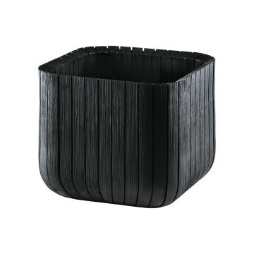 Ghiveci de grădină Keter, 30 x 10 cm, gri închis