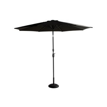 Umbrelă de soare Hartman Sophie, ø 300 cm, negru