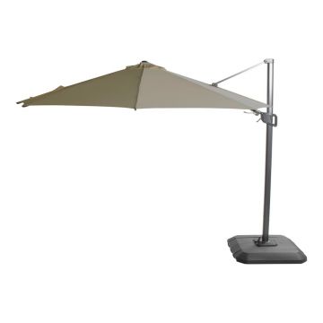 Umbrelă de soare suspendată Hartman Shadowflex, ø 300 cm, verde olive