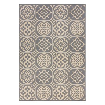 Covor de exterior Flair Rugs Tile, 120 x 170 cm, gri