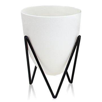 Ghiveci cu auto-udare Tomasucci Poppy, ø 11,5 cm, alb Ghiveci cu auto-udare Tomasucci Poppy, ø 11,5 cm, alb