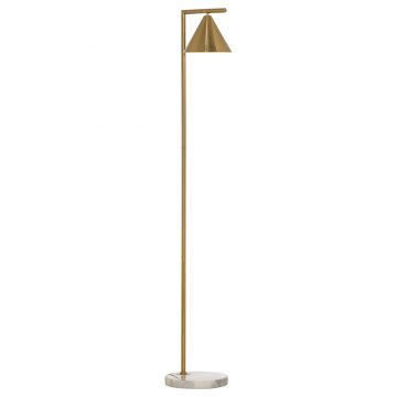 HomCom lampa de podea, abajur reglabil, 31x26x153 cm aurie | AOSOM RO