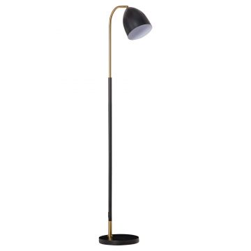 Lampa de podea cu cadru din metal si Abajur reglabil 43x28x160cm negru HOMCOM | Aosom RO