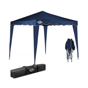 Pavilion gradina Capri, Pliabil, Sistem pop-up, Albastru, 3 x 3 m