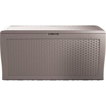 Lada depozitare rattan Cappuccino Keter Samoa 270 L Lada depozitare rattan Cappuccino Keter Samoa 270 L