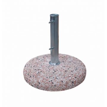 Baza pentru umbrela de gradina Barry, Bizzotto, 25 kg, Ø 45 cm, stalp Ø 40 mm, ciment