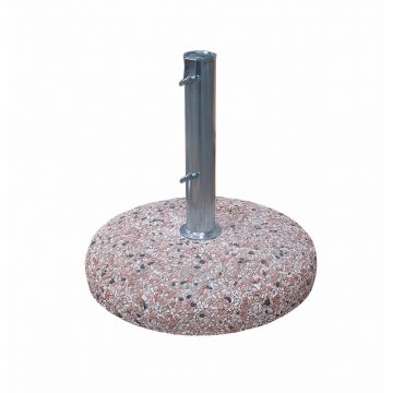 Baza pentru umbrela de gradina Barry, Bizzotto, 25 kg, Ø 45 cm, stalp Ø 50 mm, ciment