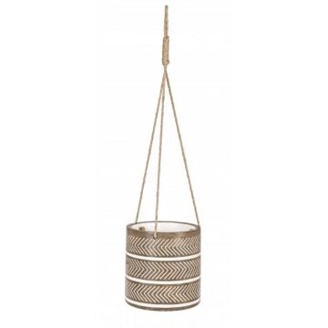 Ghiveci suspendabil, Signal Round, Bizzotto, Ø22x23 cm, magneziu