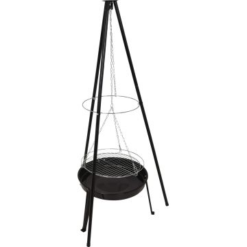 Gratar Kettle, 79x151 cm, zinc, negru