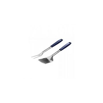 Set spatula si furculita din inox pentru gratar Cadac 98309V