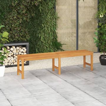 vidaXL Bancă de grădină, 180 cm, lemn masiv de tec