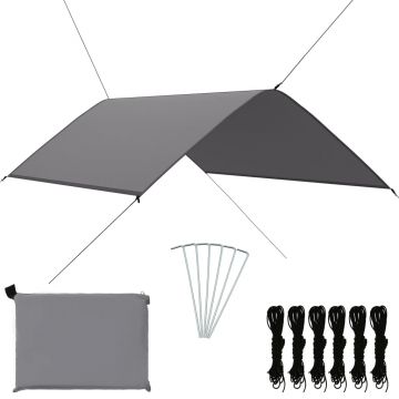 vidaXL Prelată de exterior, gri, 3x2 m