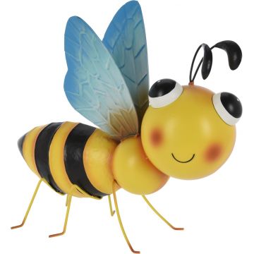 Decoratiune Bee, 39.5x13.6x35 cm, metal, multicolor