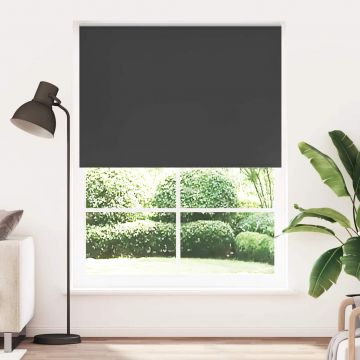 Jaluzea opacă rulabilă, 140 x 230 cm, negru