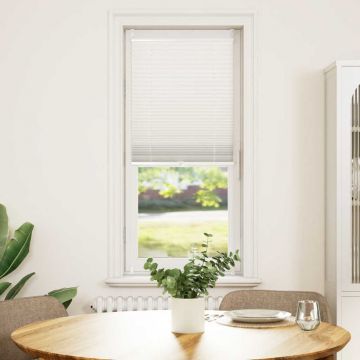 Jaluzea plisse, alb, 40x150 cm, pliuri