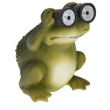 Lampa solara Frog, 7.5x8x16 cm, polistone