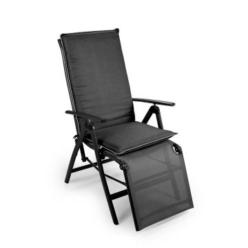 Perna scaun cu spatar, Alcam, De Luxe, Antracit, 118X48X7 cm
