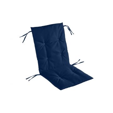 Perna scaun cu spatar Alcam, Midsummer, 105x48x3 cm, material impermeabil, Albastru