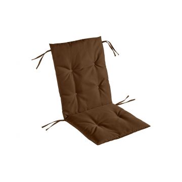 Perna scaun cu spatar Alcam, Midsummer, 105x48x3 cm, material impermeabil, Maro