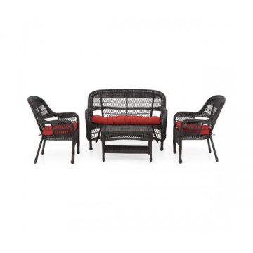 Set mobilier gradina, Barbara maro/grena