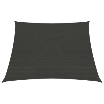 vidaXL Pânză parasolar, antracit, 4/5x4 m, HDPE, 160 g/m²