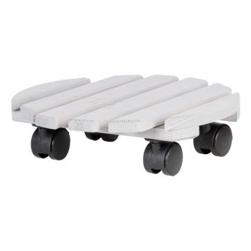 Bază mobilă pentru ghiveci din lemn ø 29 cm (înălțime 8 cm) Indoor & Outdoor – Esschert Design