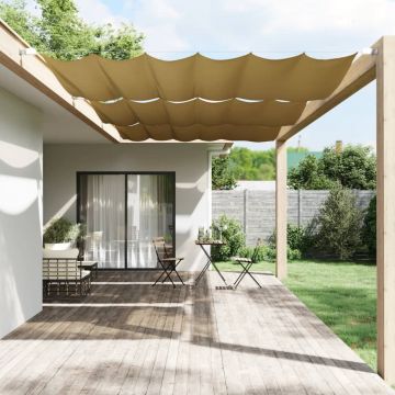 vidaXL Copertină verticală, bej, 250x270 cm, țesătură Oxford