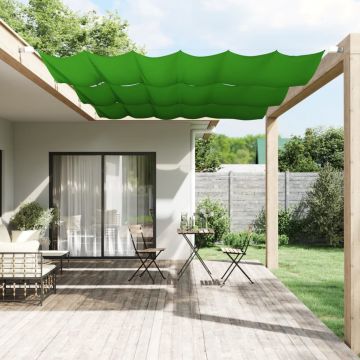vidaXL Copertină verticală, verde deschis, 140x270 cm, țesătură Oxford