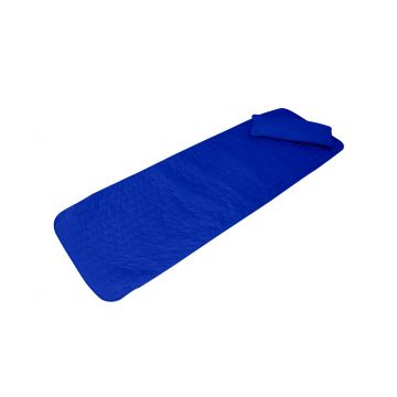 Set saltea si perna pentru sezlong Bedora Summer 60x190 cm, Albastru Set saltea si perna pentru sezlong Bedora Summer 60x190 cm, Albastru
