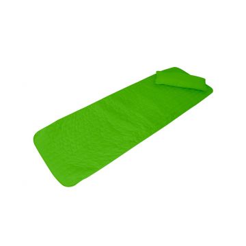 Set saltea si perna pentru sezlong Bedora Summer 60x190 cm, Verde