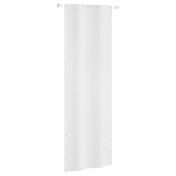 vidaXL Paravan de balcon, alb, 80x240 cm, țesătură oxford vidaXL Paravan de balcon, alb, 80x240 cm, țesătură oxford